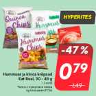 Чипсы с хумусом и киноа