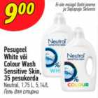 Pesugeel White või Colour Wash Sensitive Skin, 35 pesukorda