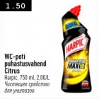 WC-poti puhastusvahend Citrus