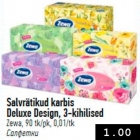 Salvrätikud karbis Deluxe Design, 3-kihilised
