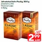 Jahvatatud kohv Paulig, 500 g


