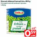 Allahindlus - Noored väikesed herned Iska, 400 g
