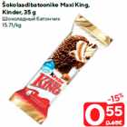 Šokolaadibatoonike Maxi King,
Kinder, 35 g
