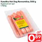 Allahindlus - Kanaliha Hot Dog Rannamõisa, 500 g
