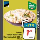 Lihtne
kartuli-munasalat
Rimi kokkadelt, 300 g