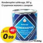 Сгущённое молоко с сахаром 
