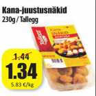 Allahindlus - Kana-juustusnäkid
230g / Tallegg