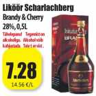 Allahindlus - Liköör Scharlachberg
Brandy & Cherry
28%,0,5L