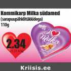 Kommikarp Milka südamed
(sarapuupähklitükkidega)
110g