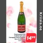 Allahindlus - Prantsusmaa KPN
kvaliteetvahuvein
Champagne Veuve Doussot
Brut, 12,5%, 75 cl