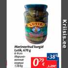 Marineeritud kurgid Lutik, 670 g