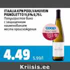 ITAALIA KPN POOLVAHUVEIN PIGNOLETTO