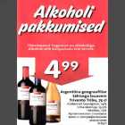 Argentiina geograafilise tähisega lauavein Trivento Tribu, 75 cl .Cabernet Sauvignon, l4% .Chardonnay, l3,5% .Malbec, l3%
