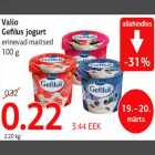 Allahindlus - Valio Gefilus jogurt erinevad maitsed 100 g
