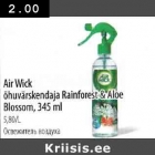 Allahindlus - Air Wick õhuvärskendaja Rainforest & Aloe Blossom, 345 ml