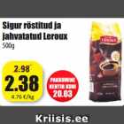 Sigur röstitud ja
jahvatatud Leroux
500g