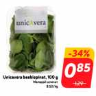 Unicavera beebispinat, 100 g
