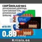 COOP ŠOKOLAAD 100 G