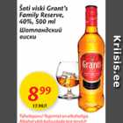 Allahindlus - Šoti viski Grant´s Family Reserve