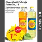 Päevalilleõli Zolotaja Semetška, 1 l