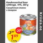 Kondenseeritud koor suhkruga