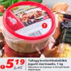 Allahindlus - Tallegg broilerilihašašlõkk
jogurti marinaadis, 1 kg