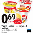Allahindlus - Vanilli-, kakao või karamellipuding