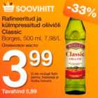 Rafineeritud ja külmpressitud oliiviõli Classic