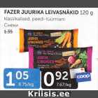FAZER JUURIKA LEIVASNÄKID 120 G