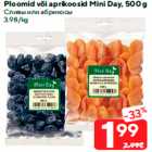 Allahindlus - Ploomid või aprikoosid Mini Day, 500 g
