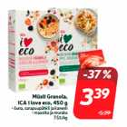 Müsli Granola,
ICA i love eco, 450 g
