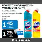 DOMESTOS WC-PUHASTUSVAHEND 24 H 750 ml