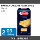 Allahindlus - BARILLA LASAGNE PASTA 500 G