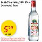 Allahindlus - Eesti džinn Liviko, 38%, 500 ml