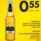 Allahindlus - Hele õlu A.Le Coq Extra Ginger