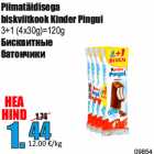 Piimatäidisega
biskviitkook Kinder Pingui
