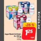 Йогуртный напиток Actimel,
4 х 100 г