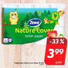 Магазин:Hüper Rimi,Скидка:Туалетная бумага Nature Lover Zewa, 16 рулонов