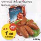 Grillvorstid sibulaga Vot!