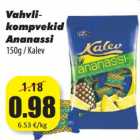 Vahvli
kompvekid
Ananassi