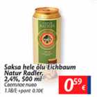 Alkohol - Saksa hele õlu Eichbaum Natur Radler