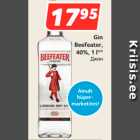 Gin
Beefeater,
40%, 1 l**