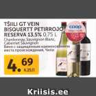 TŠIILI GT VEIN
BISQUERTT PETIRROJO
RESERVA 13,5% 0,75 L