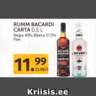 RUMM BACARDI
CARTA 0,5 L