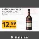 BRÄNDI BARDINET
VSOP 36% 0,7 L