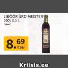 Allahindlus - LIKÖÖR ÜRDIMEISTER
35% 0,5 L
