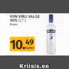 VIIN VIRU VALGE
40% 0,7 L