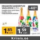 Allahindlus - DRAAKON GASEERITUD
VAHUJOOK 0,75 L