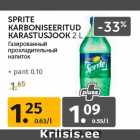 SPRITE
KARBONISEERITUD
KARASTUSJOOK 2 L