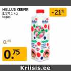 Allahindlus - HELLUS KEEFIR
2,5% 1 kg